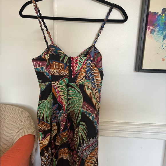 FARM Rio Leaf Patterned Mini Dress - Picture 2 of 6